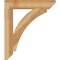 Ekena Millwork Thorton Slat Rough Sawn Bracket, Western Red Cedar, 4"W x 24"D x 28"H BKT04X24X28THR06RWR - alternate 4